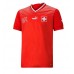 Billiga Schweiz Granit Xhaka #10 Hemma fotbollskläder VM 2022 Kortärmad